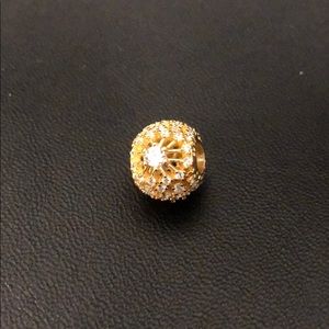 Gold Plated 925 Droplets Fresco Charm